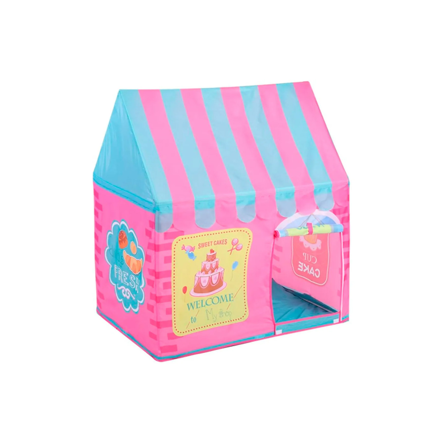 CARPA INFANTIL CASA POSTRE DULCES ROSADA RE5106P - 1