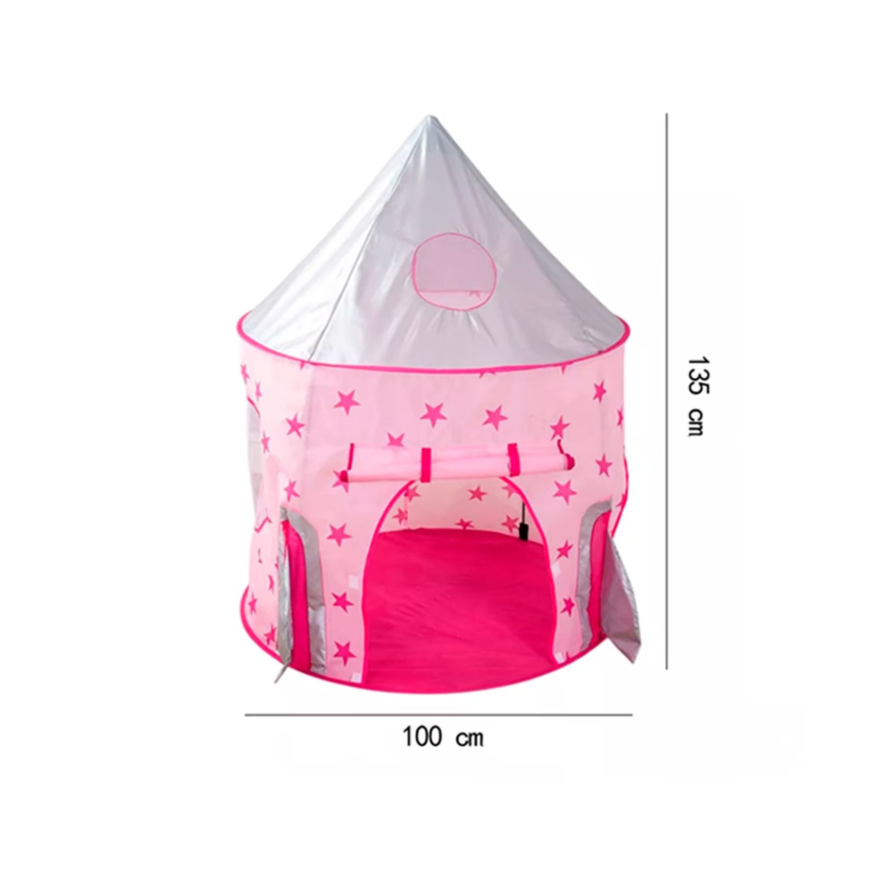CARPA INFANTIL CASTILLO PRINCESA ROSADA RE1105P - 2
