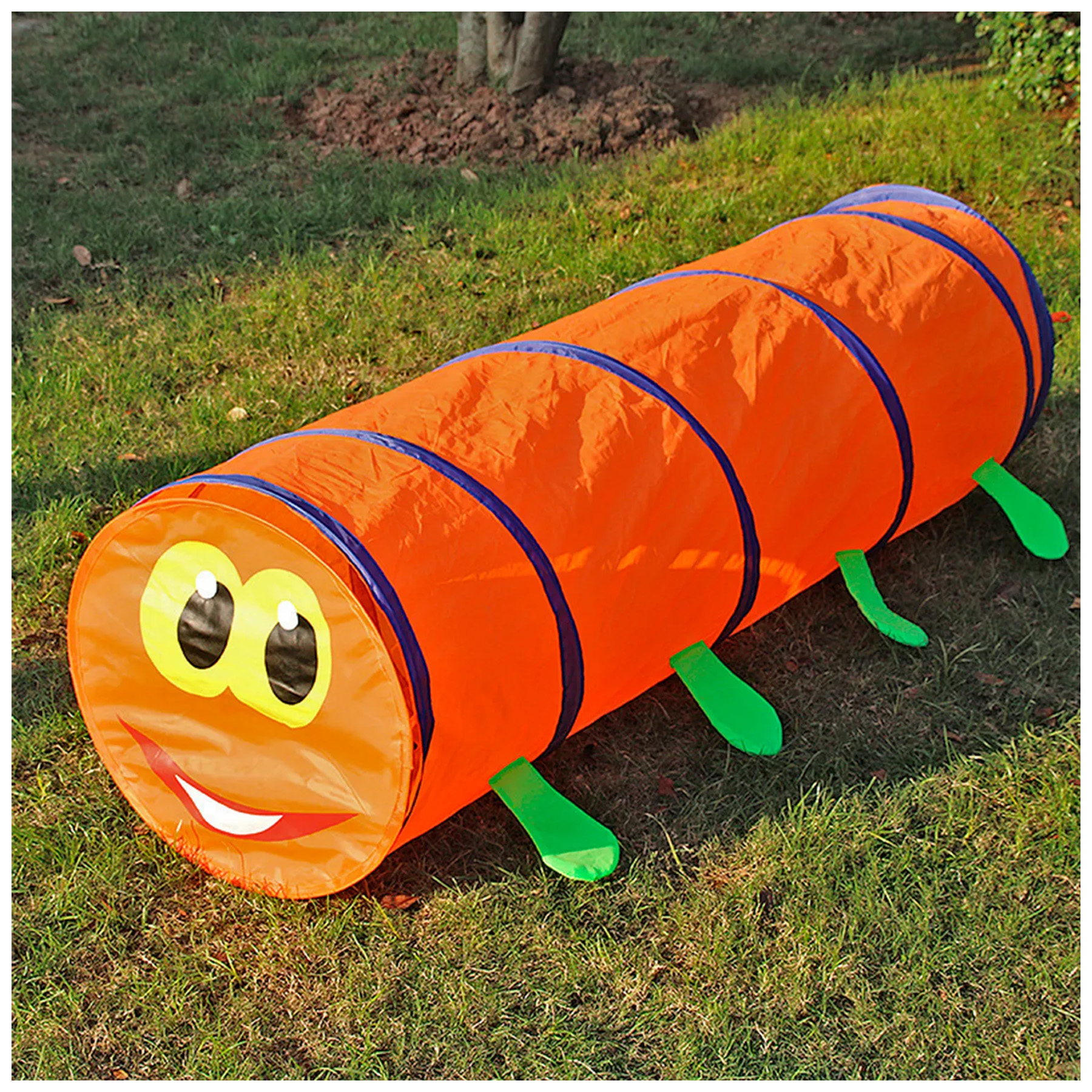 CARPA INFANTIL TUNEL GATEO NARANJO CATERPILLAR RP9116O - 2
