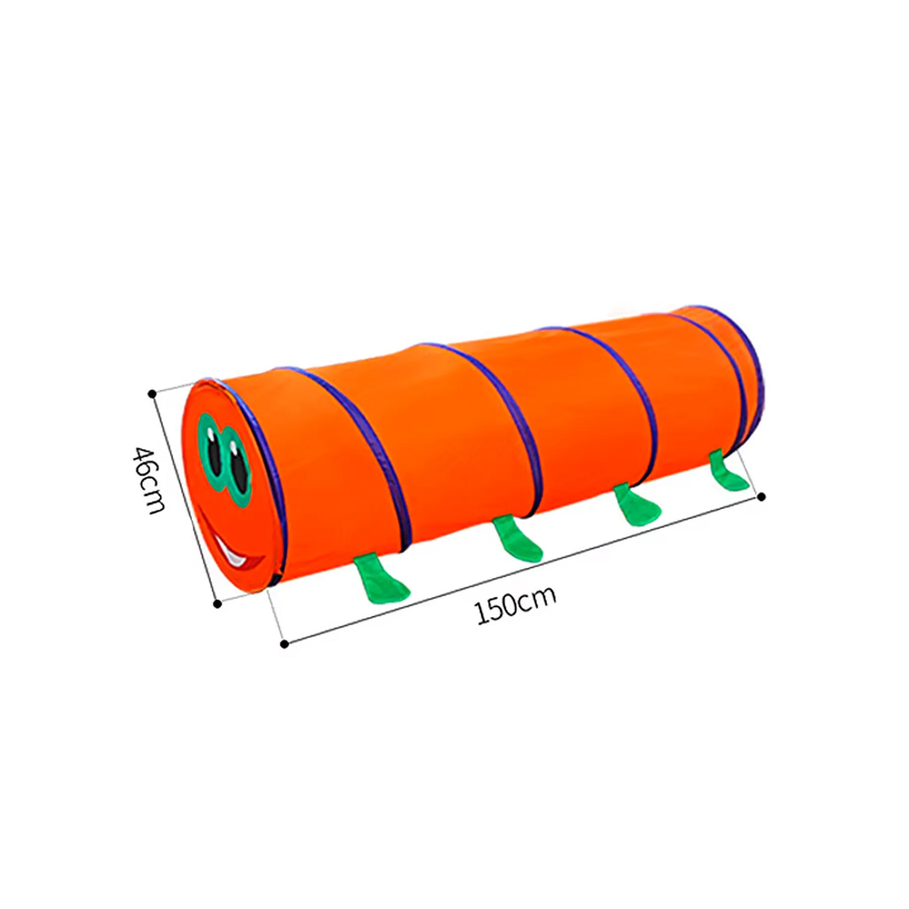 CARPA INFANTIL TUNEL GATEO NARANJO CATERPILLAR RP9116O - 5