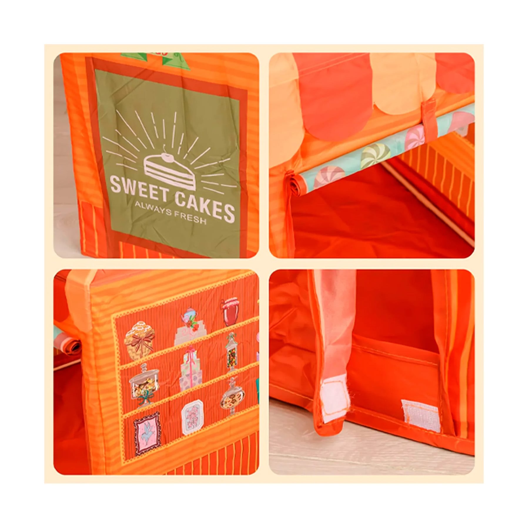 CARPA INFANTIL CASA POSTRE NARANJO RE5106B - 3