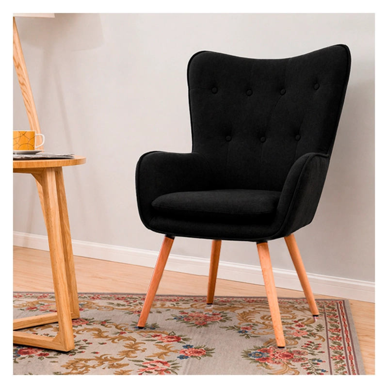 SET 2X SILLAS SITIAL POLTRONA MARSHALL - NEGRO - B5077-2 - 6