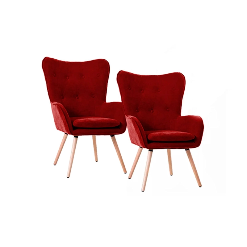 SET 2X SILLAS SITIAL POLTRONA MARSHALL - TERRACOTA - B5077-2 - 1
