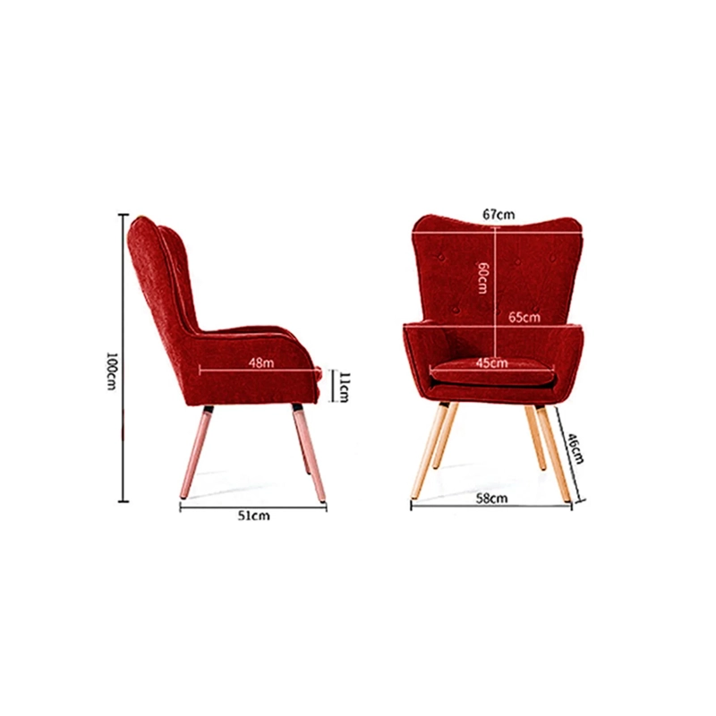 SET 2X SILLAS SITIAL POLTRONA MARSHALL - TERRACOTA - B5077-2 - 2
