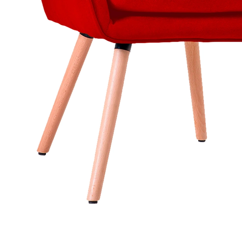 SET 2X SILLAS SITIAL POLTRONA MARSHALL - ROJO - B5077-2 - 3