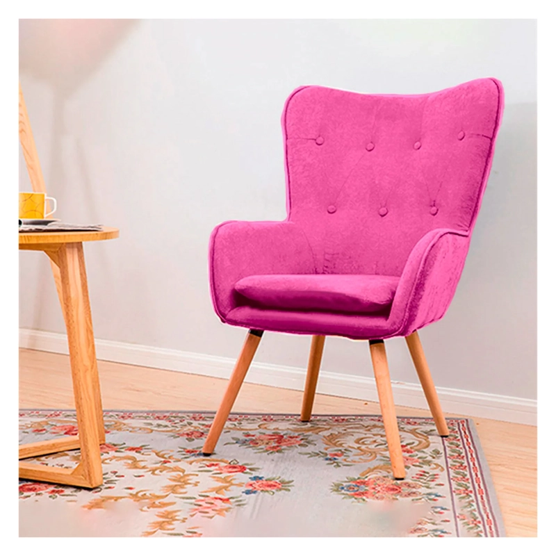 SET 2X SILLAS SITIAL POLTRONA MARSHALL - FUCSIA - B5077-2  - 5