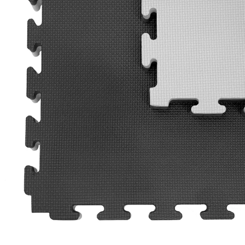 PACK 5X TATAMI 2,5 CM GROSOR - 100 X 100 CM - NEGRO / GRIS - 2