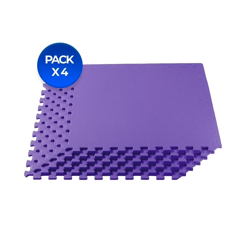 PACK 4X TATAMI 60 CM X 60 CM X 1 CM MORADO - 1