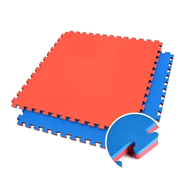 PACK 5X TATAMI 4,0 CM GROSOR - 100 X 100 CM - ROJO / AZUL - 2