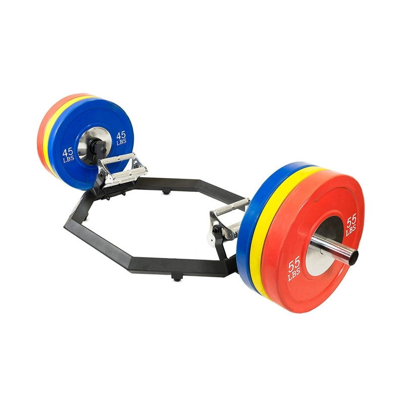 BARRA OLIMPICA HEXAGONAL TRAP FORCE – 26 KG PESO MUERTO 6082B - 2