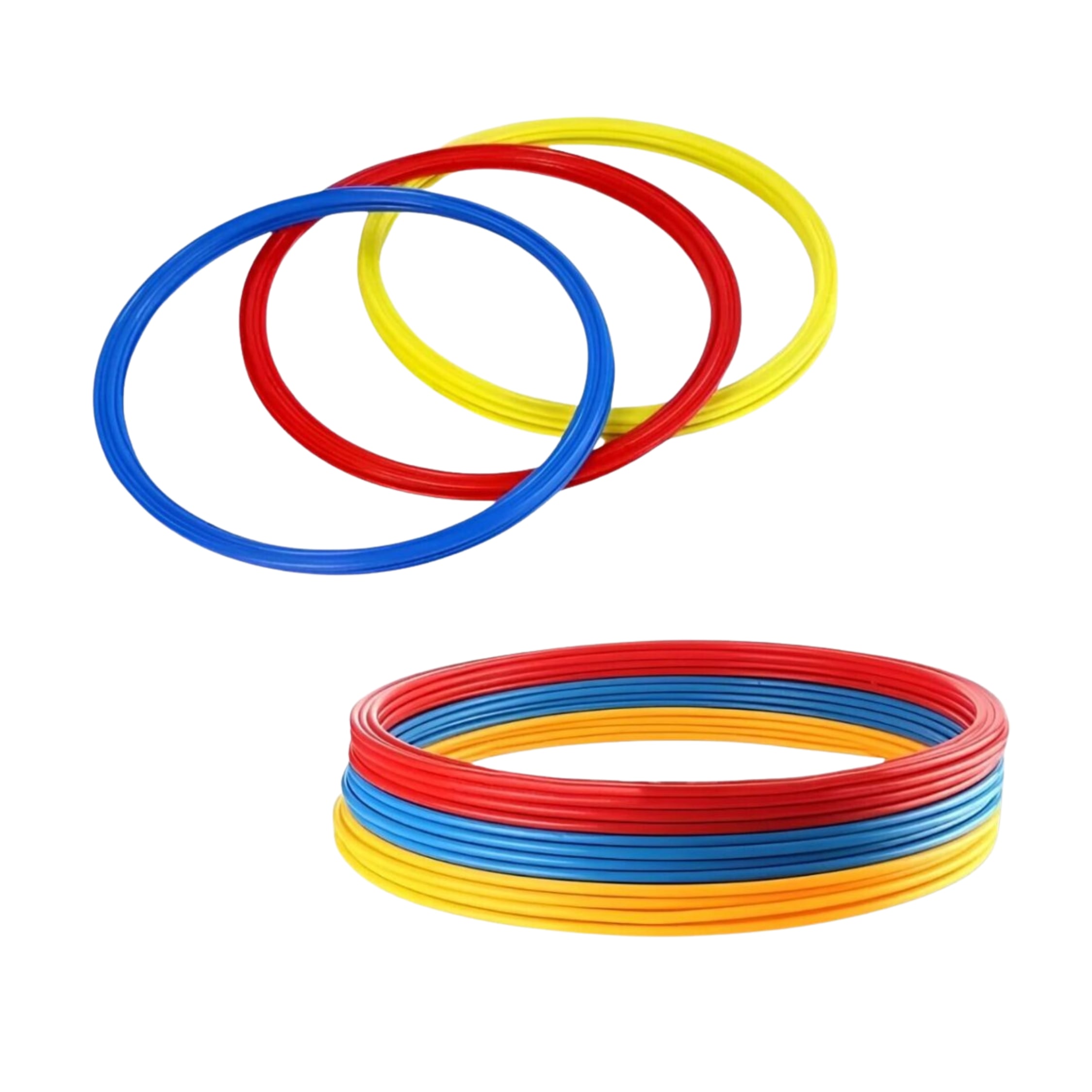 PACK 10 AROS DE AGILIDAD COLORES SURTIDOS 50 CM - MK-850 MULTICOLOR - 1