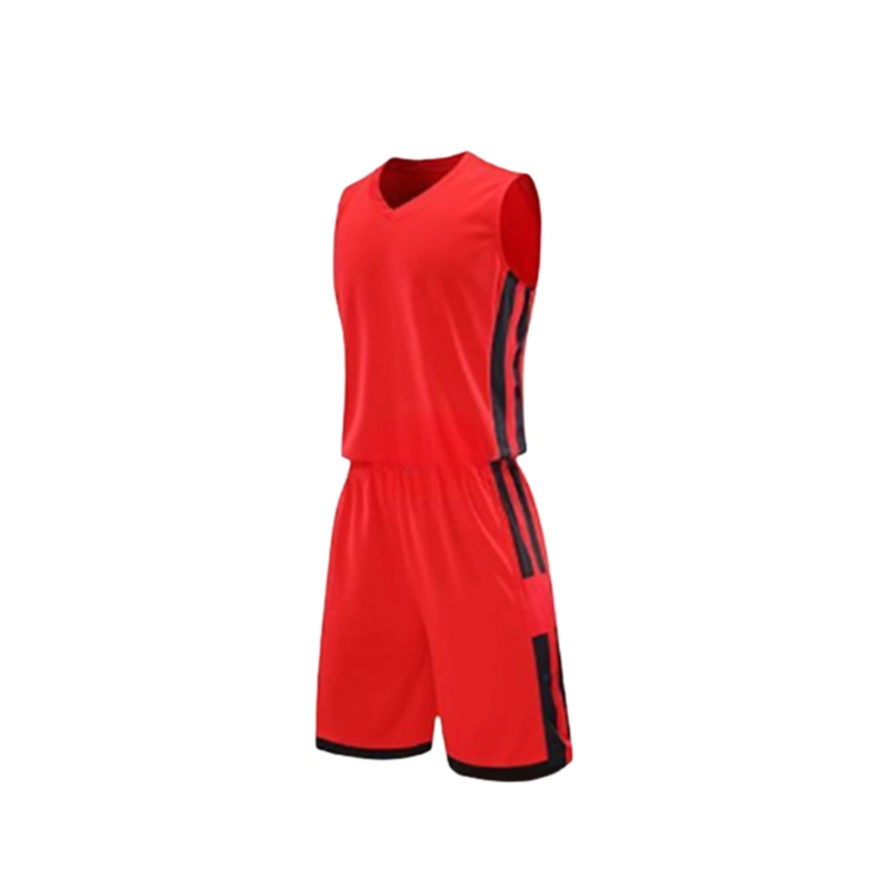 UNIFORME DE BASKETBALL UNISEX DISEÑO 206580 / (ROJO / NEGRO) TALLA 3XL / NEGRO / 3XL - 4