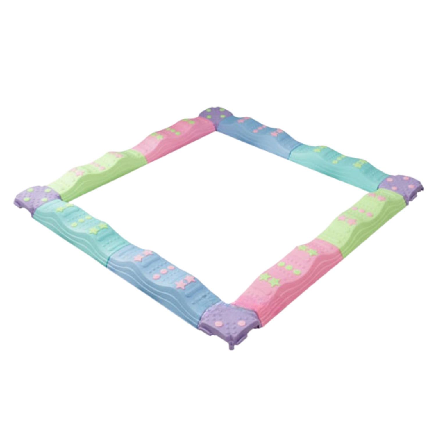 CIRCUITO DE BALANCE NIÑOS ANTI DESLIZANTE CUADRADO 12 PIEZAS SR02513 - 1