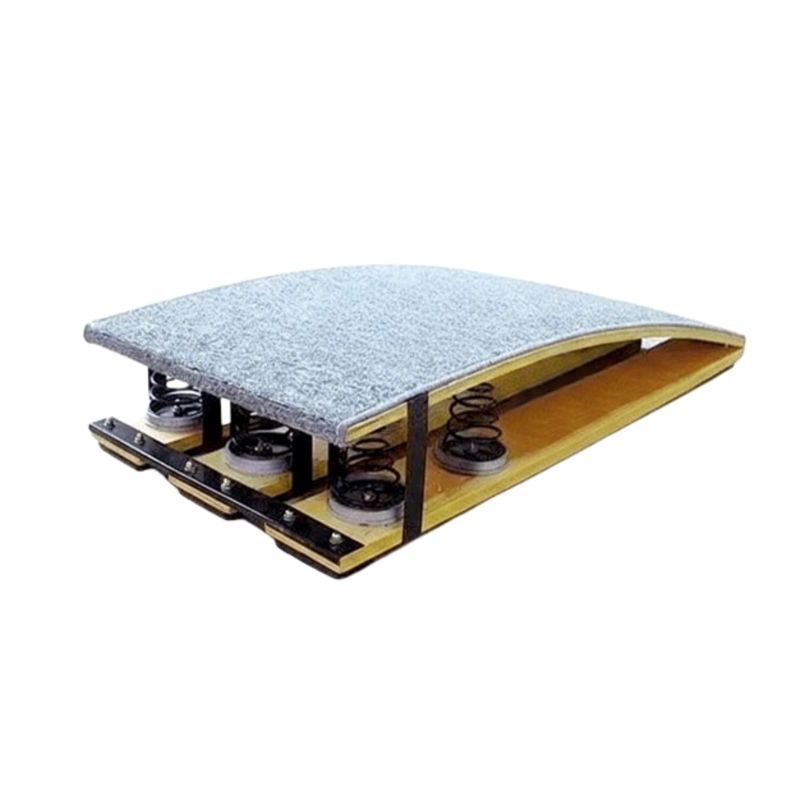 TRAMPOLIN DE SALTO 6 RESORTES GIMNASIA PROFESIONAL MK-SB6 - 1