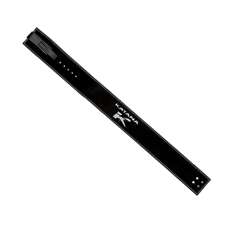 CINTURON DE LEVANTAMIENTO KATANA - CUERO NUBUCK 10 CM WE-4B - NEGRO - TALLA XL / TALLA XL - 6