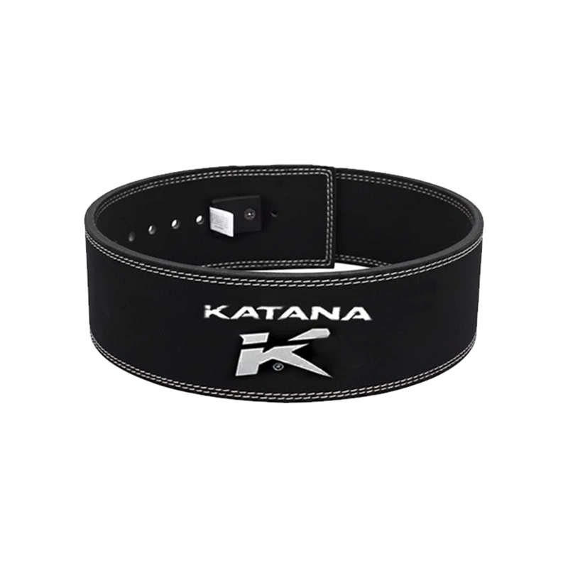 CINTURON DE LEVANTAMIENTO KATANA - CUERO REAL PALANCA PB01 - NEGRO TALLA XXL / TALLA XXL - 4