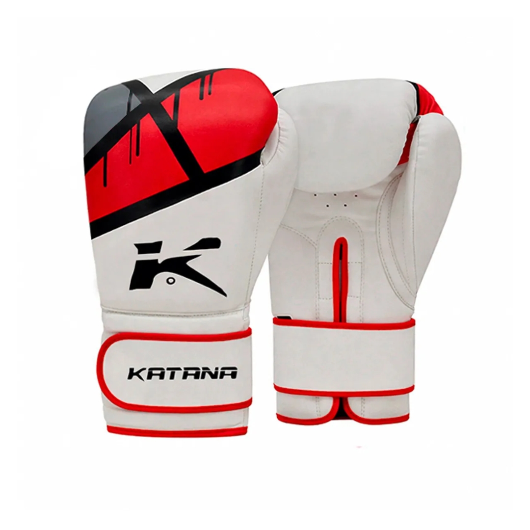 GUANTES DE BOXEO KATANA - F7 ERGO – BGR-F7PK - ROJO NEGRO - 12 ONZ / 12 ONZ - 1