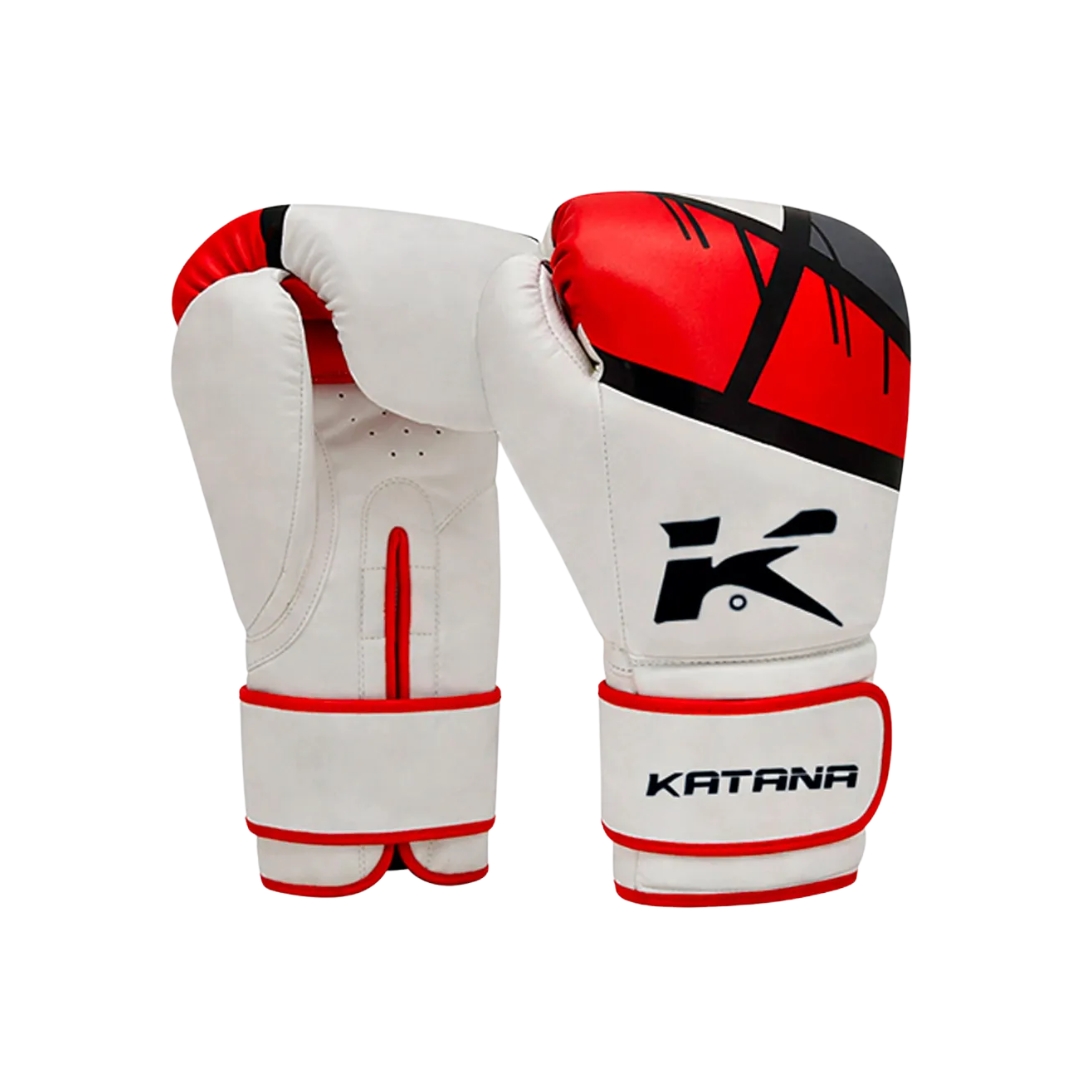 GUANTES DE BOXEO KATANA - F7 ERGO – BGR-F7PK - ROJO NEGRO - 12 ONZ / 12 ONZ - 2