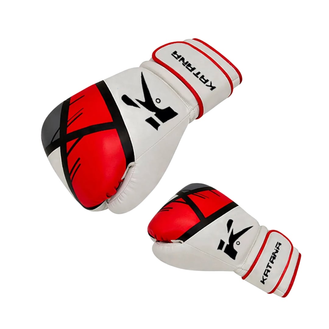 GUANTES DE BOXEO KATANA - F7 ERGO – BGR-F7PK - ROJO NEGRO - 12 ONZ / 12 ONZ - 3