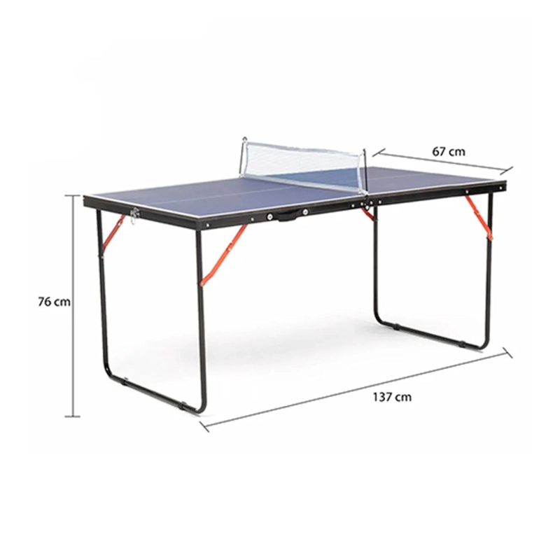 MESA DE PING PONG MINI + SET PALETAS PELOTA 137 X 76 X 67 CM MDF – CD-TTB09 - 2