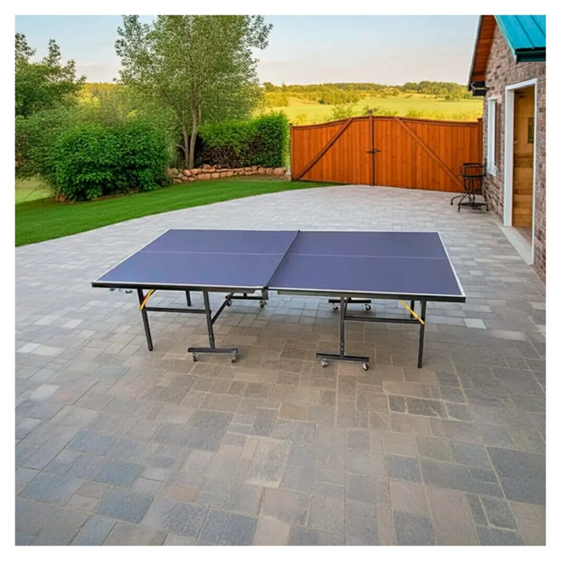 MESA DE PING PONG FRONTON PLEGABLE CON RUEDAS SD-TTB01 - 5