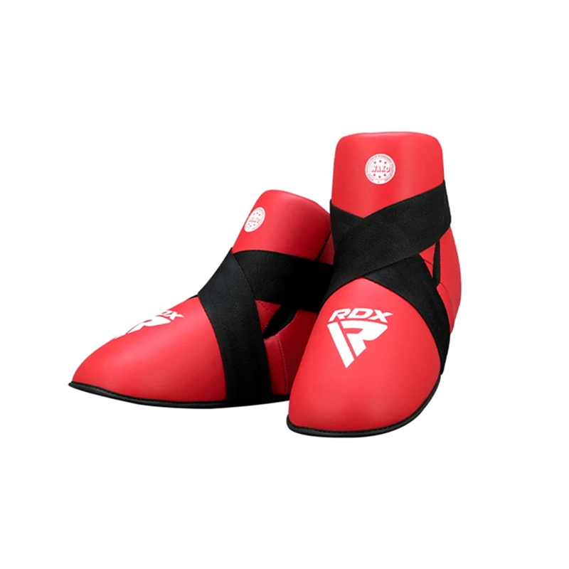 PROTECTOR DE PIE PAR RDX - WAKO FOOT CERT T1 ROJO - WFL-T1R / ROJO TALLA M - 1