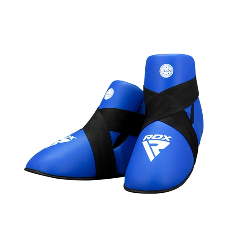 PROTECTOR DE PIE PAR RDX - WAKO FOOT CERT T1 AZUL - WFL-T1U / AZUL TALLA M - 1