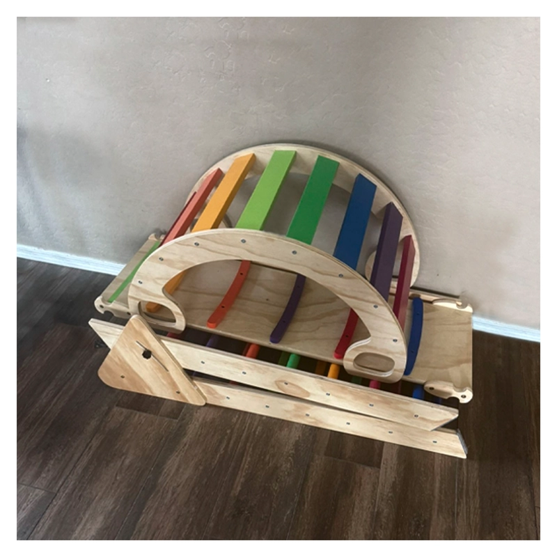 JUEGO DE MADERA TRIPODE PASARELA ARCO EN MONTESSORI COMBI WCFS-14 / ... - 3