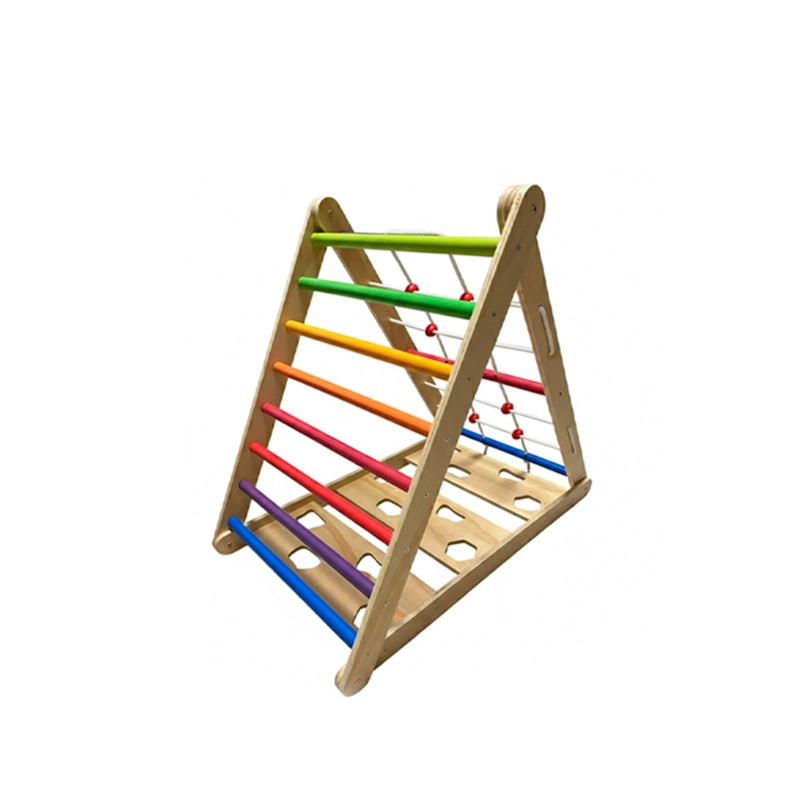 JUEGO DE MADERA TRIANGULO COLORES PIES ESCALADA 020 – WCFS-15 / ... - 1