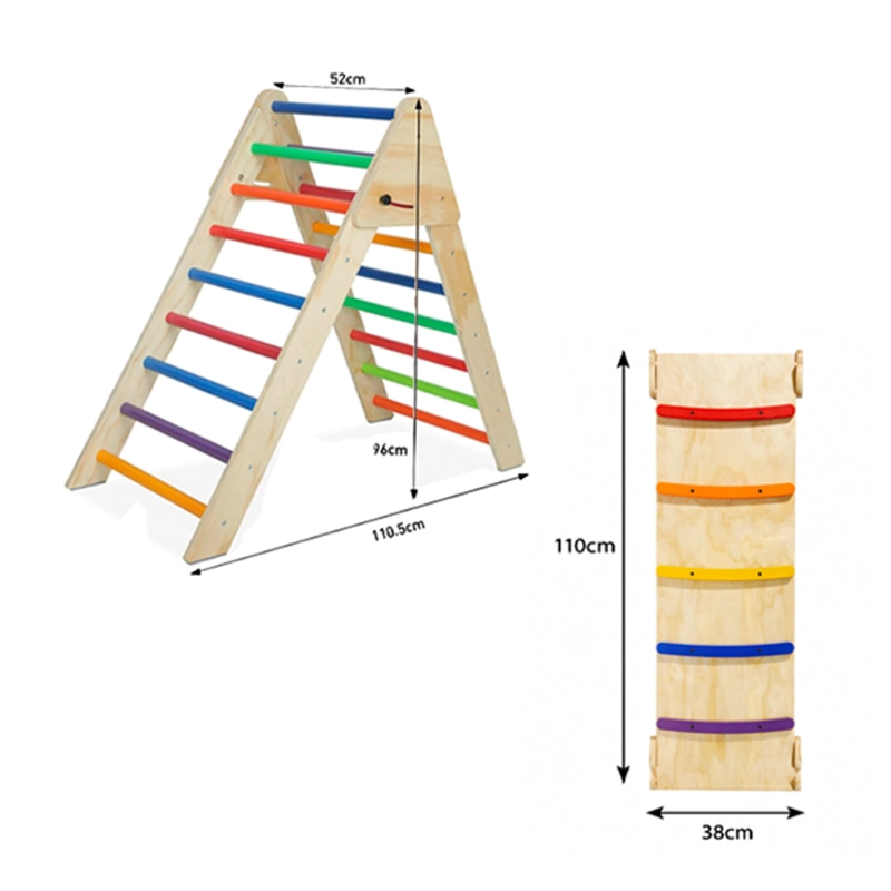 TRIANGULO PIKLER DE MADERA CON RAMPA ESCALADA 18-19 WCFS-12 / ... - 5