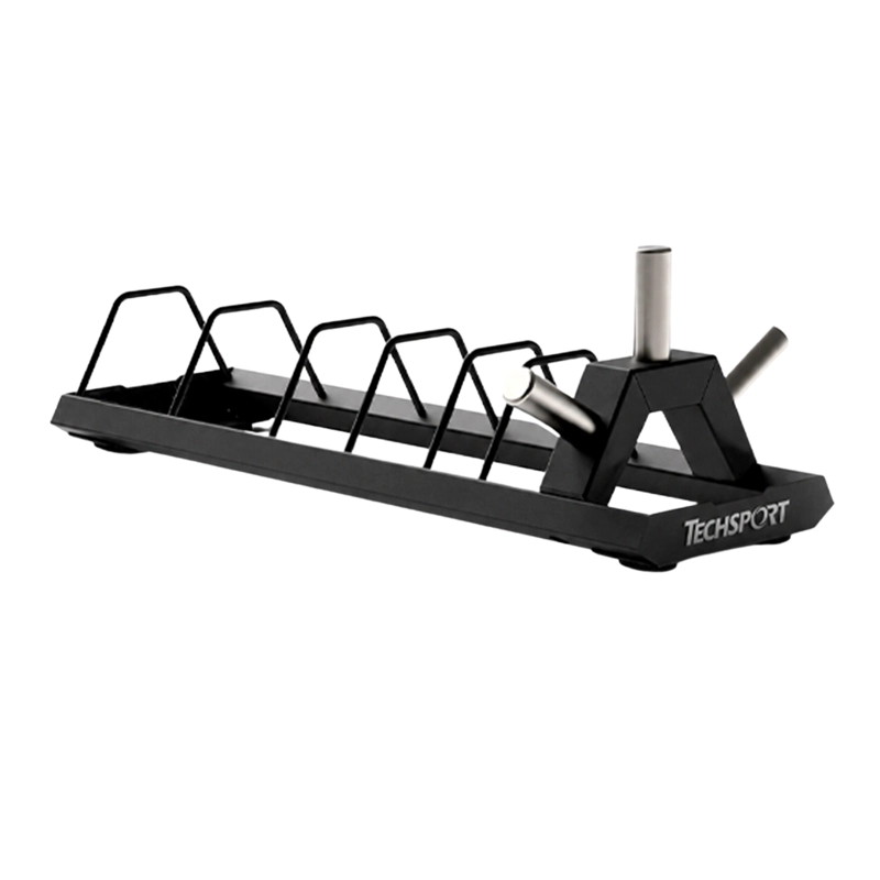 RACK DISCOS OLIMPICOS TECHSPORT PLUS TRIPLE SOPORTE TS-870H - 1