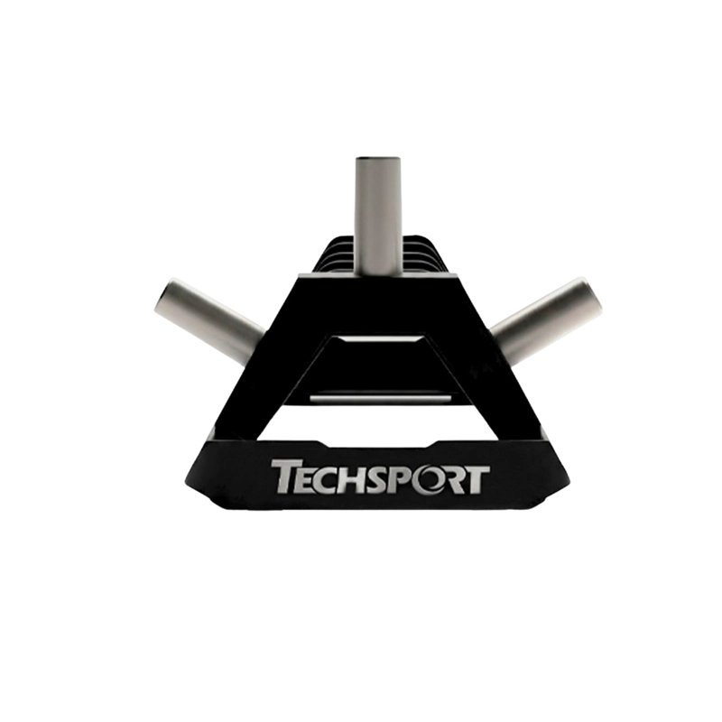 RACK DISCOS OLIMPICOS TECHSPORT PLUS TRIPLE SOPORTE TS-870H - 5