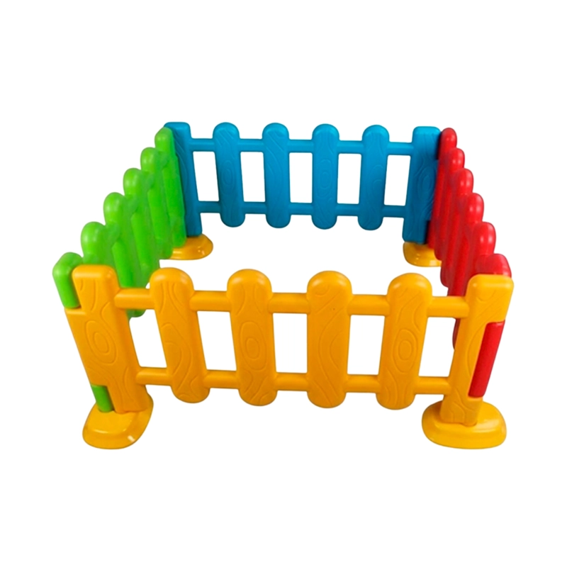 CORRAL PRESCOLAR CONECTABLE SET DE 4X LADOS COLORES 102X51X57 CC002 EJ005 - 1