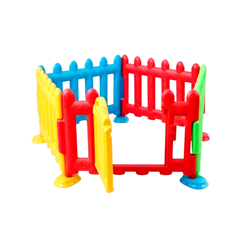 CORRAL PRESCOLAR CONECTABLE SET 5 PIEZAS COLORES 105X30X79 – CC001 – EJ004 - 1
