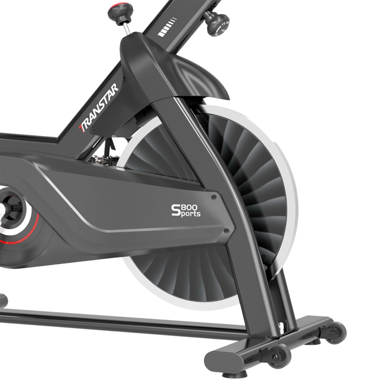 BICICLETA SPINNING TRANSTAR FRICTION 15 KG WHEEL – S800B - 6