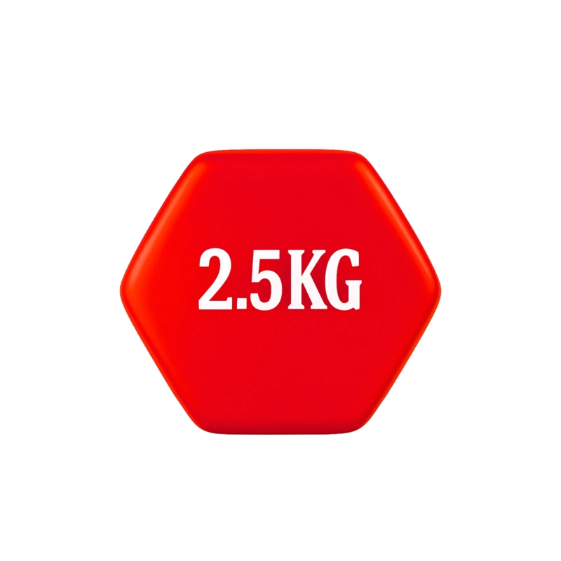 MANCUERNAS HEXAGONAL DE VINILO 2,5KG CU TOTAL 5KG EL PAR - 4