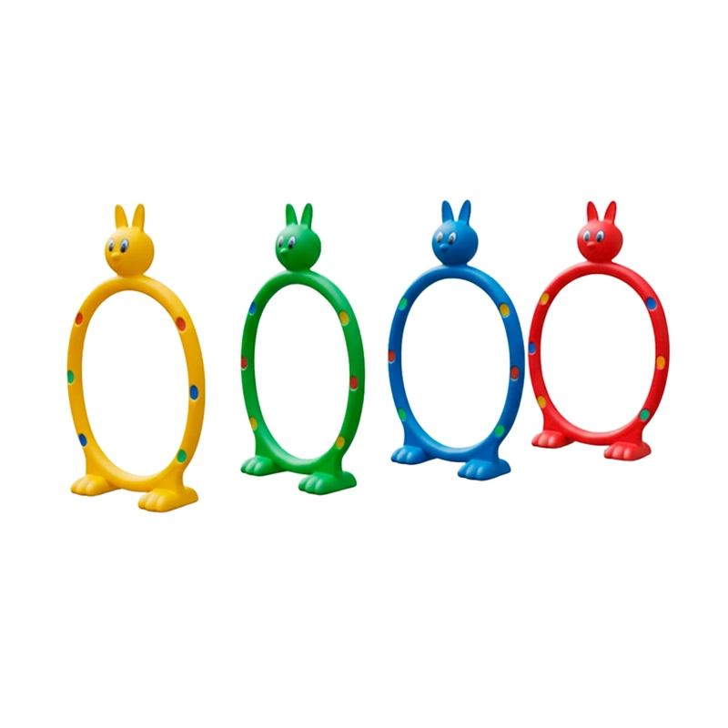 SET DE 4X CUEVAS AROS AGILIDAD PLAYGROUND PATIO - 4
