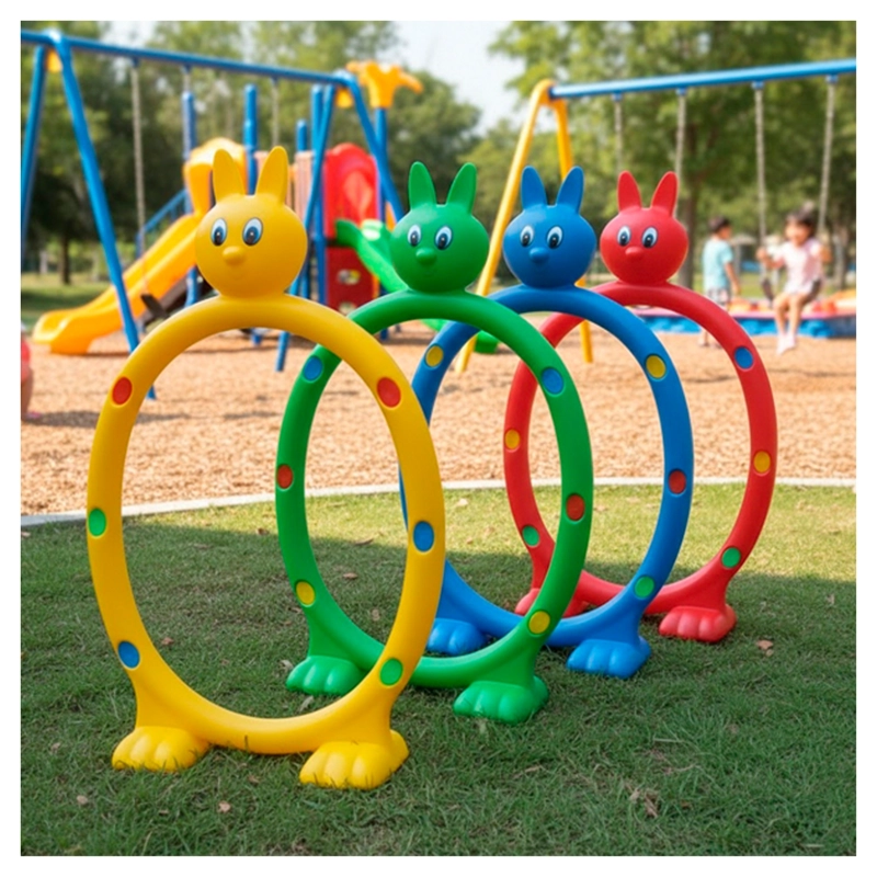 SET DE 4X CUEVAS AROS AGILIDAD PLAYGROUND PATIO - 6