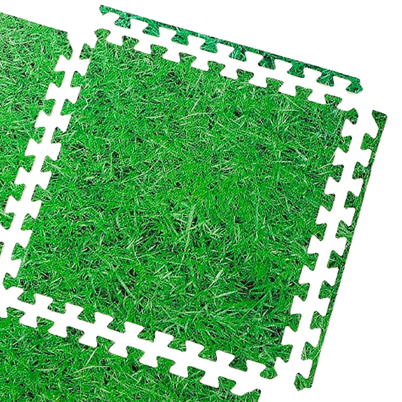 TATAMI PASTO GOMA EVA 60 X 60 X 2 CM - 4 LAMINAS - 3