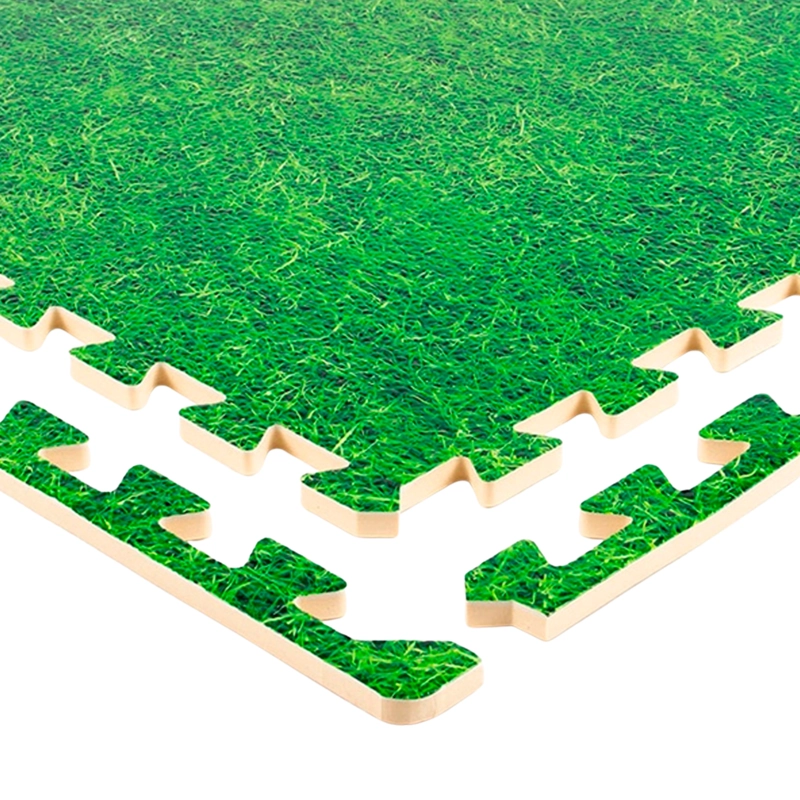 TATAMI PASTO GOMA EVA 60 X 60 X 2 CM - 4 LAMINAS - 4