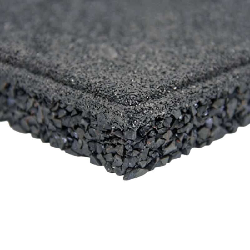 PISO DE CAUCHO PASTELON OUTDOOR 50 X 50 X 25 MM NEGRO - 3