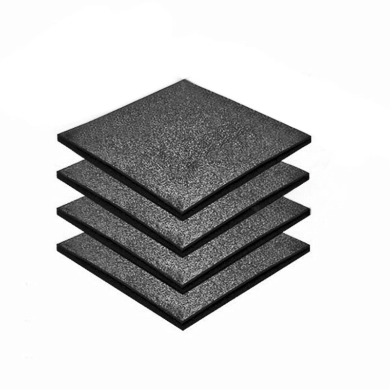 PISO DE CAUCHO PASTELON OUTDOOR 50 X 50 X 25 MM NEGRO - 5