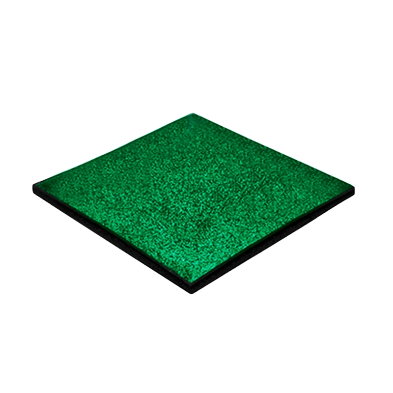 PISO DE CAUCHO PASTELON OUTDOOR 50 X 50 X 25 MM VERDE - 1