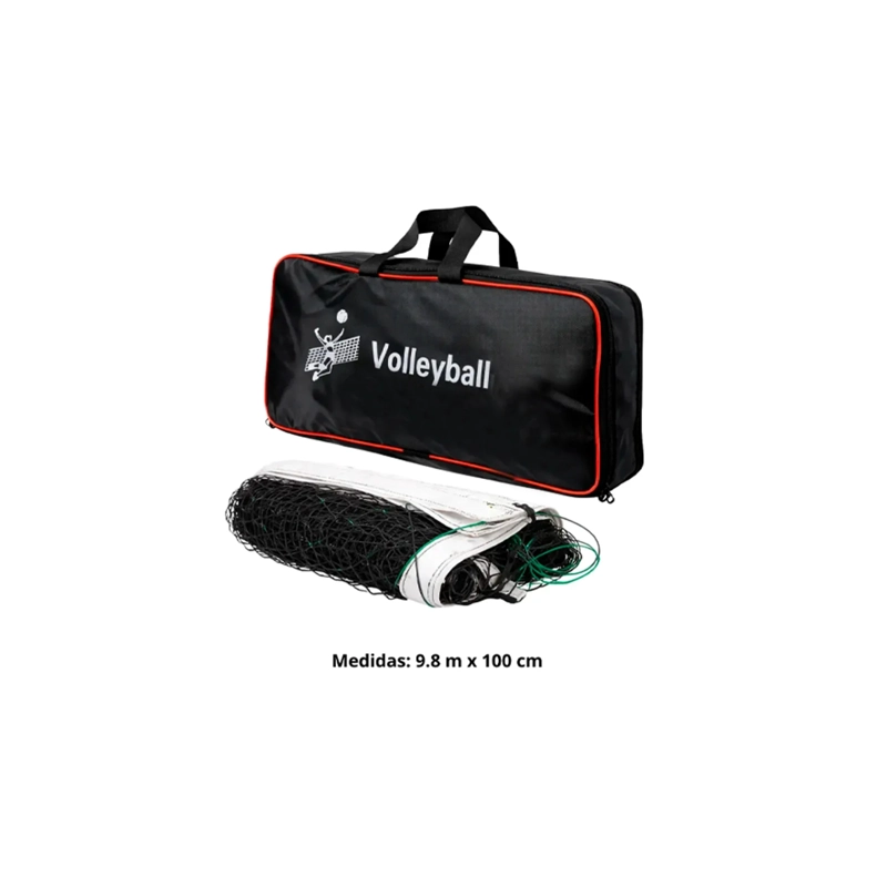 PARANTES DE VOLEIBOL PAR ACERO TUBO 40 KG AJUSTABLE + RED – SR2603 - 3