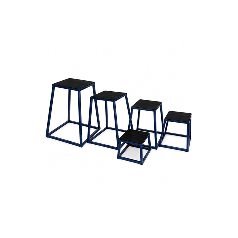 SET 5X CAJONES CROSSFIT PLYOMETRIC BOXES AZUL - 1
