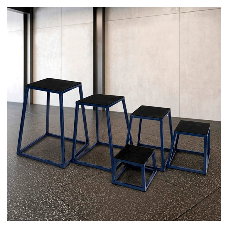 SET 5X CAJONES CROSSFIT PLYOMETRIC BOXES AZUL - 6