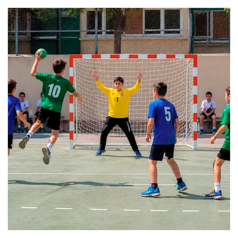 ARCO DE HANDBALL CARBON STEEL 300 CM X 200 CM PESO 40 KG – 80 X 80 MM X 2.0 MM – HB-01 - 4