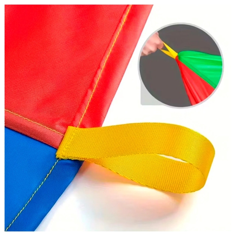 PARACAIDAS DE AGILIDAD NIÑOS GIGANTE 400 CM 9 ORIFICIOS – DZT-TD-012 - 4