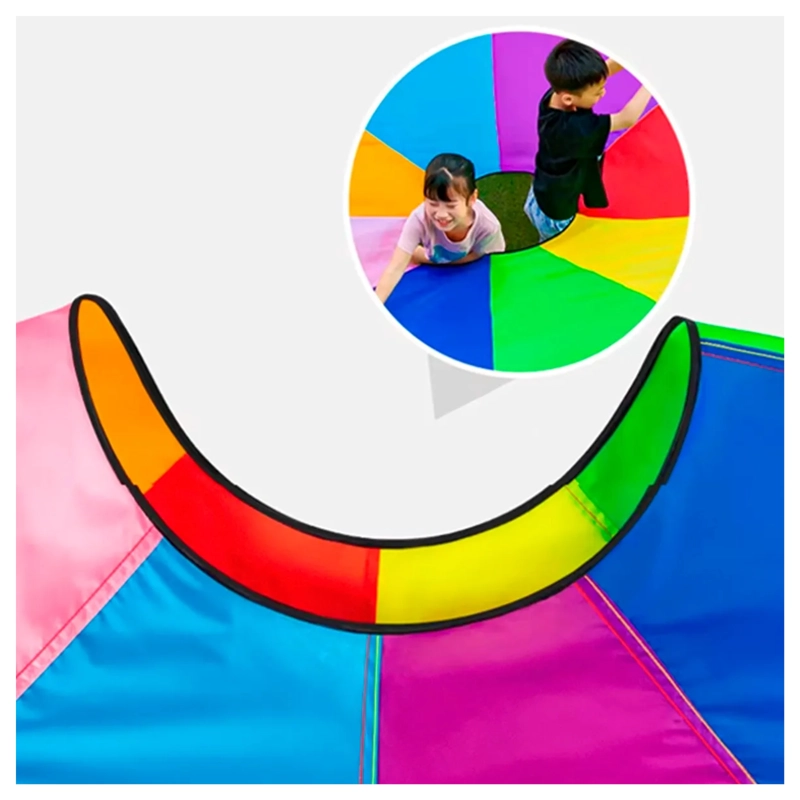 PARACAIDAS DE AGILIDAD NIÑOS GIGANTE 400 CM 9 ORIFICIOS – DZT-TD-012 - 5