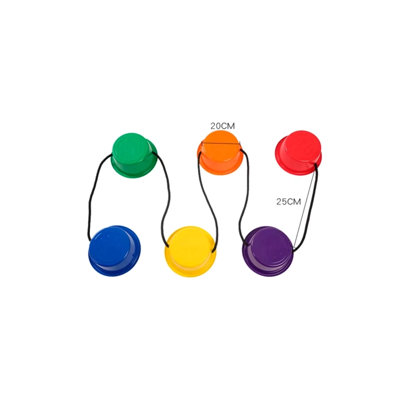 TARROS BALDES EQUILIBRIO NIÑOS ANTI DESLIZANTES SET DE 6X 6 XZ-GHS-009 - 3